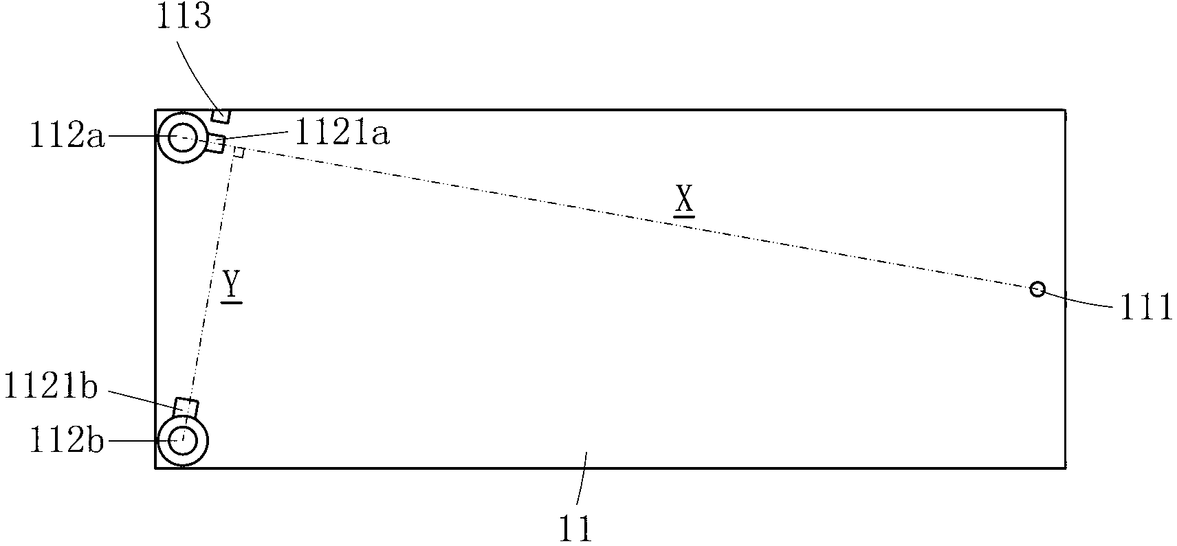 Plane trimming device and laser marking machine using plane trimming device