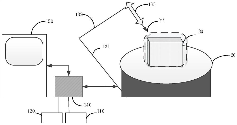 Icing and freezing rain test device and test method