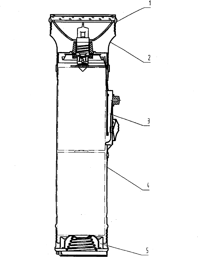 New tail cap flashlight