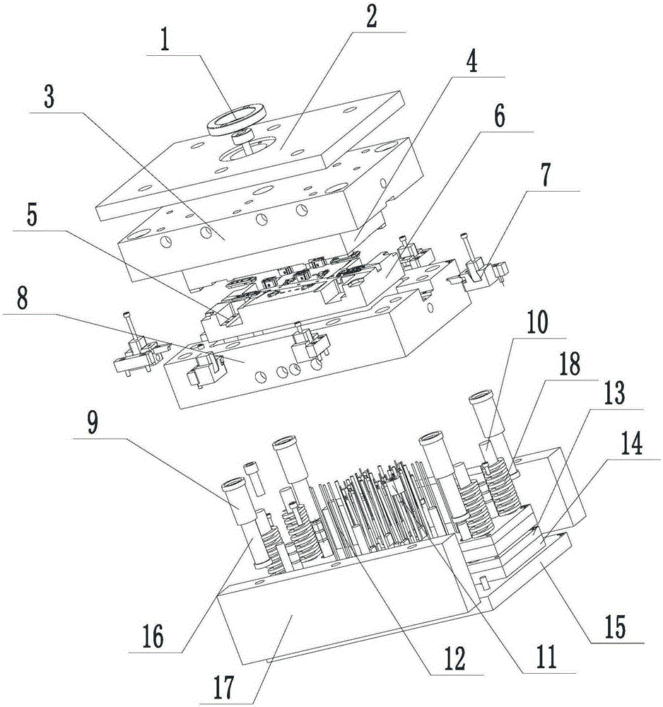 Double-color die and manufacturing technology thereof