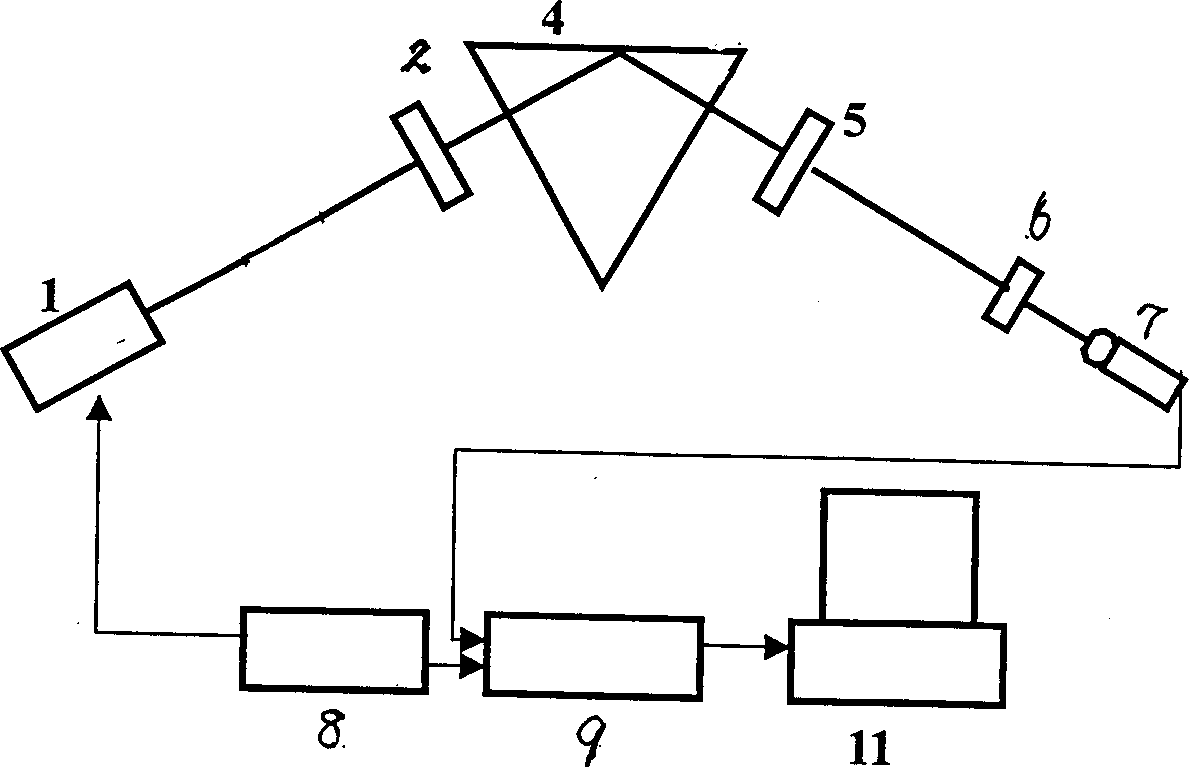 Wavelength-modulated polarized surface plasma wave sensor