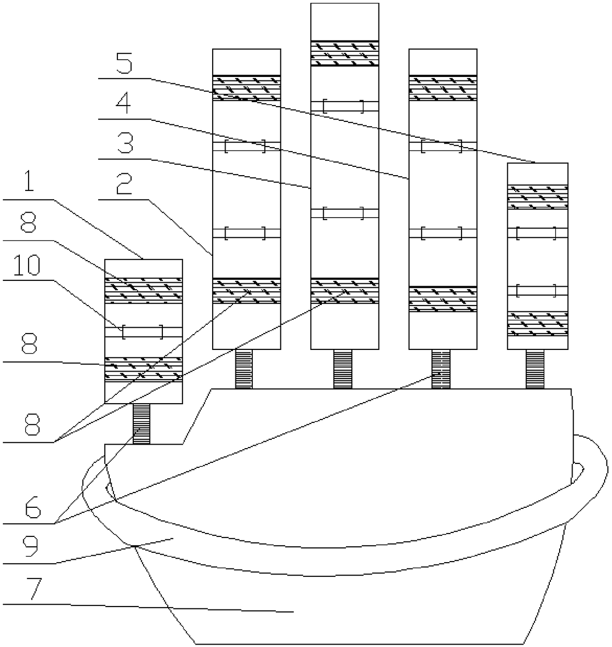 Rehabilitation device for preventing atrophy and deformation of hand muscles and application of rehabilitation device