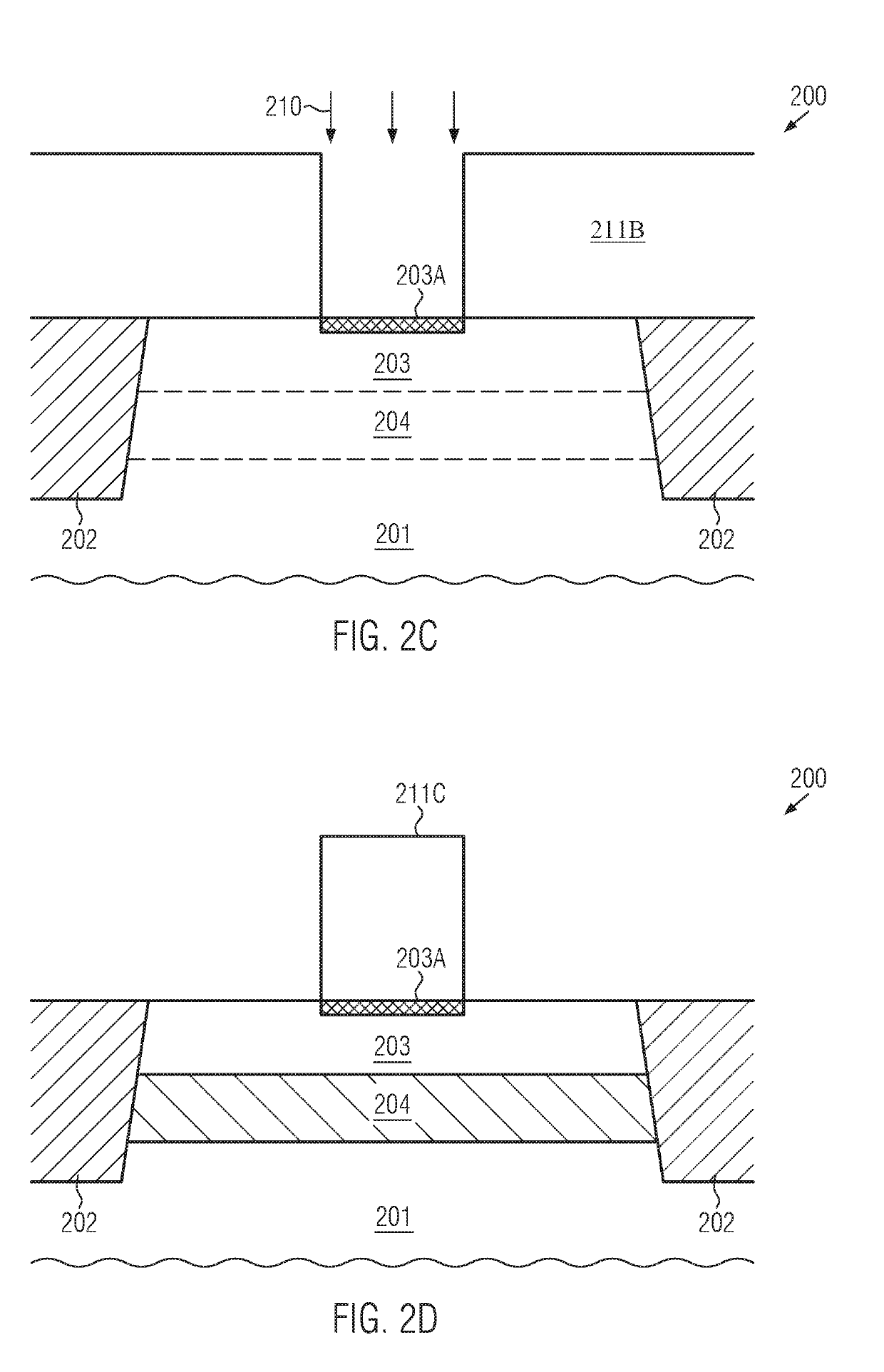 Engineering of ferroelectric materials in semiconductor devices by surface potential modulation