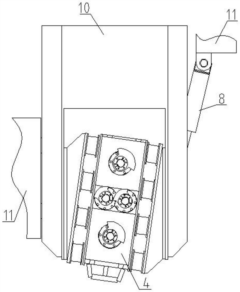 A vibration device for a resonance crusher