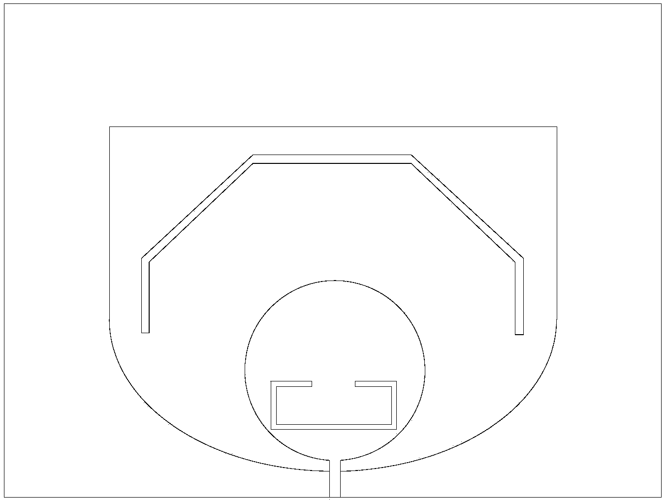 Difference coplanar waveguide UWB (Ultra Wide Band) wide slot trapped wave antenna with high attenuation band characteristic