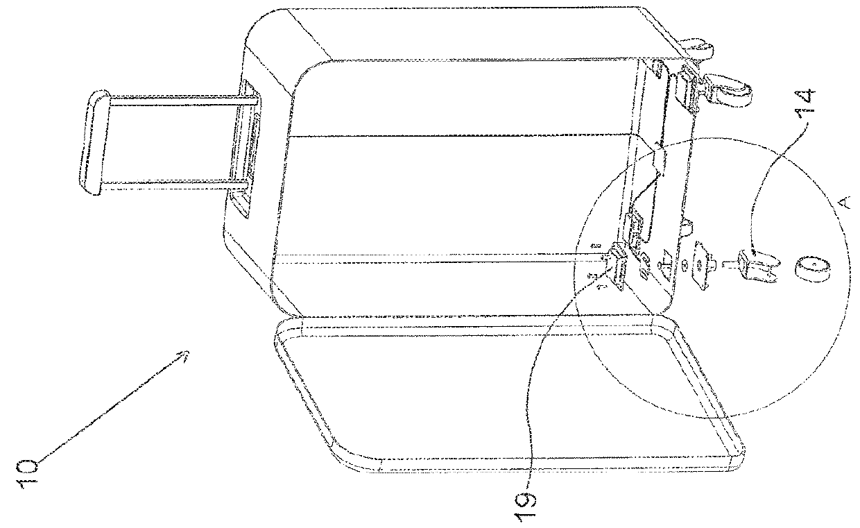 Luggage with weight sensors