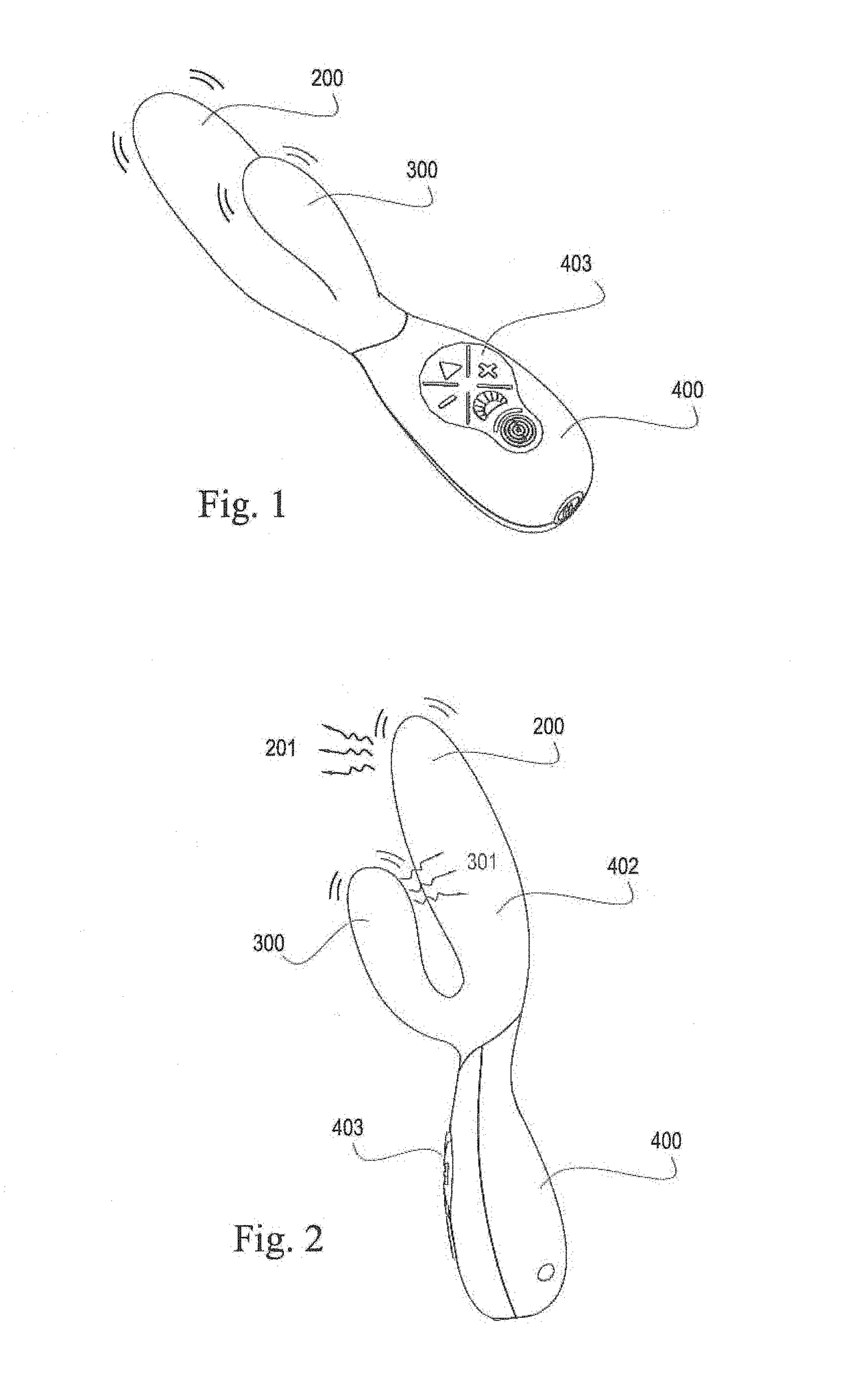 Sexual stimulation device using light therapy, vibration and physiological feedback