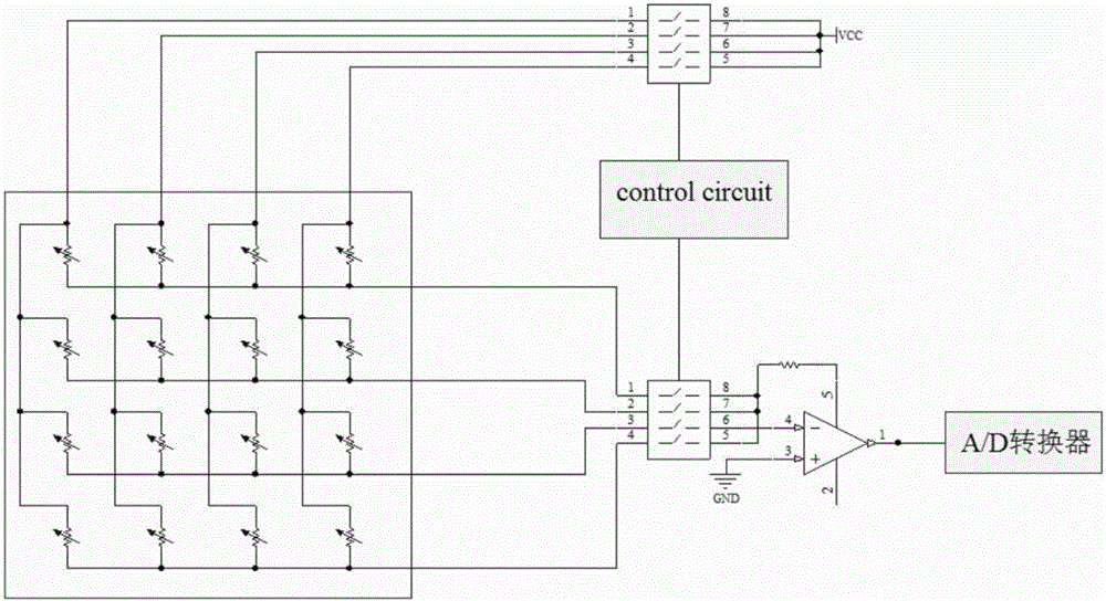 Novel flexible array pressure sensor