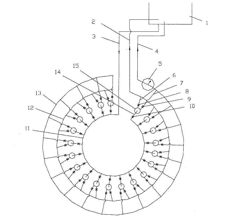 Saline flow detection device of freezer