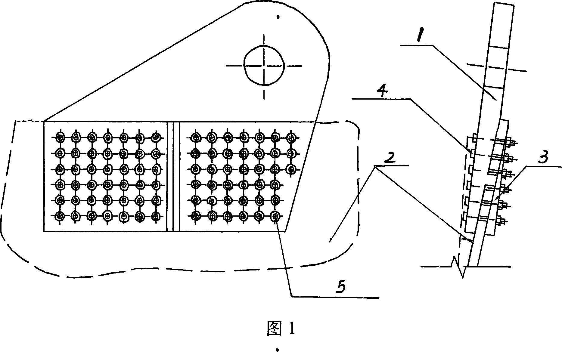 Method for manufacturing ear-plate pin hinged-connection structure of stayed-cable bridge