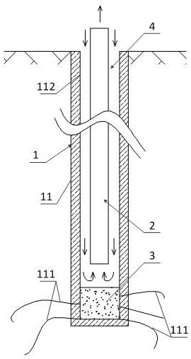 A deep geothermal well structure and reconstruction method for abandoned geothermal wells