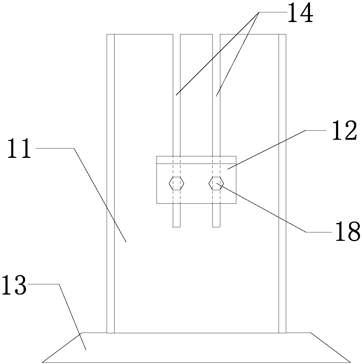 Dynamic mechanical experimental device and method for tissue engineering scaffold