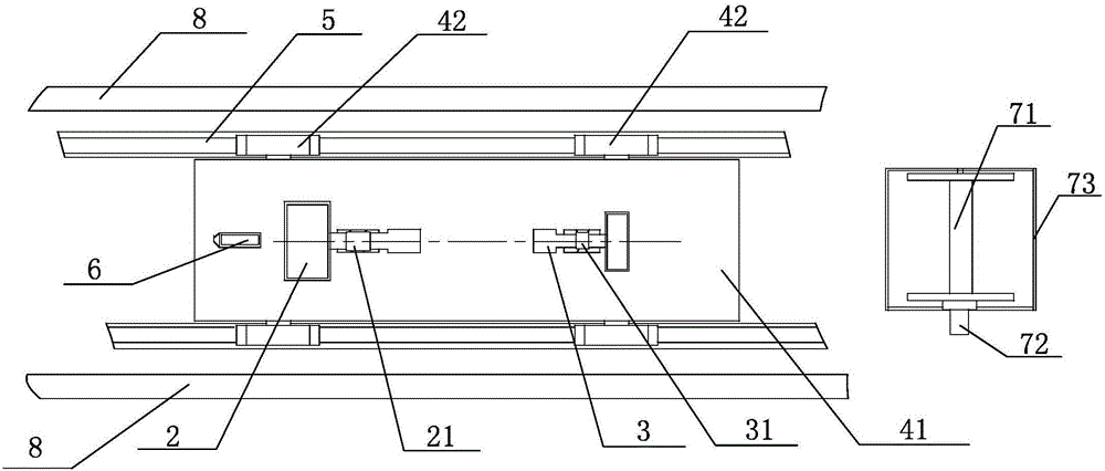 Laser spectrum cable trench gas detection system