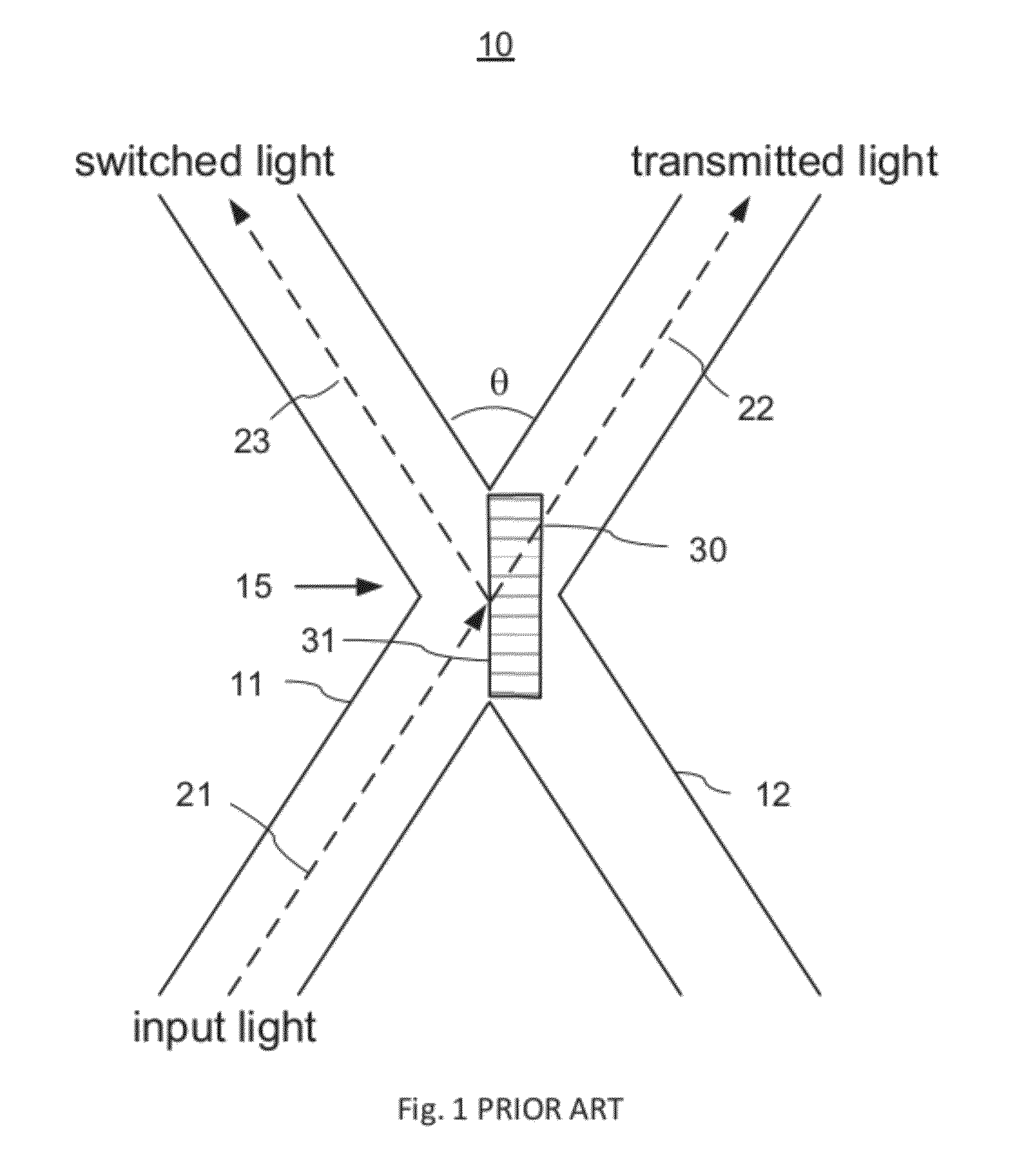 Low power compact optical switch