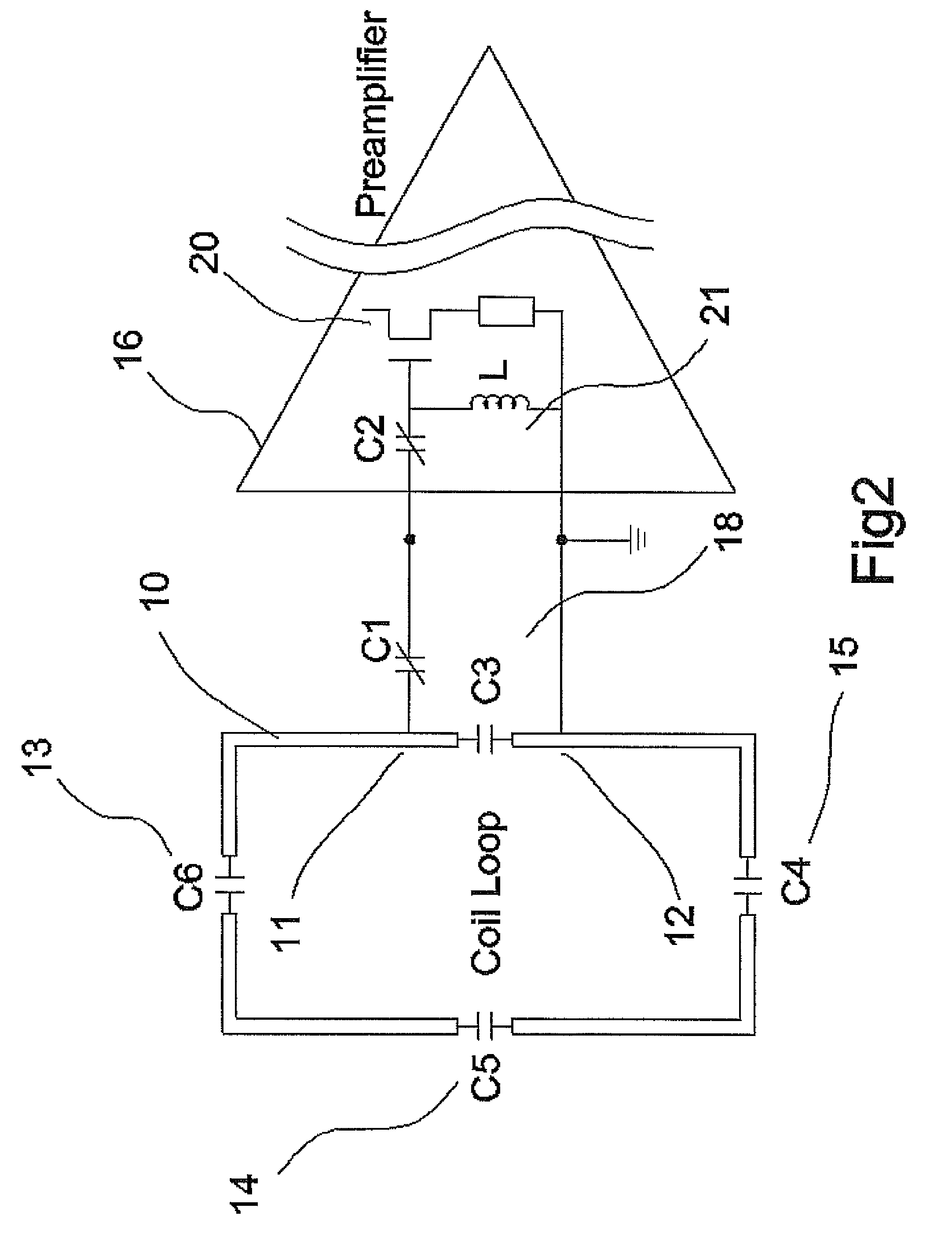 Coil decoupling for an RF coil array