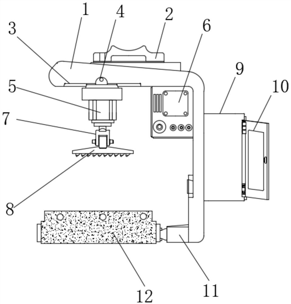 Punch forming die for producing automobile brake pedal