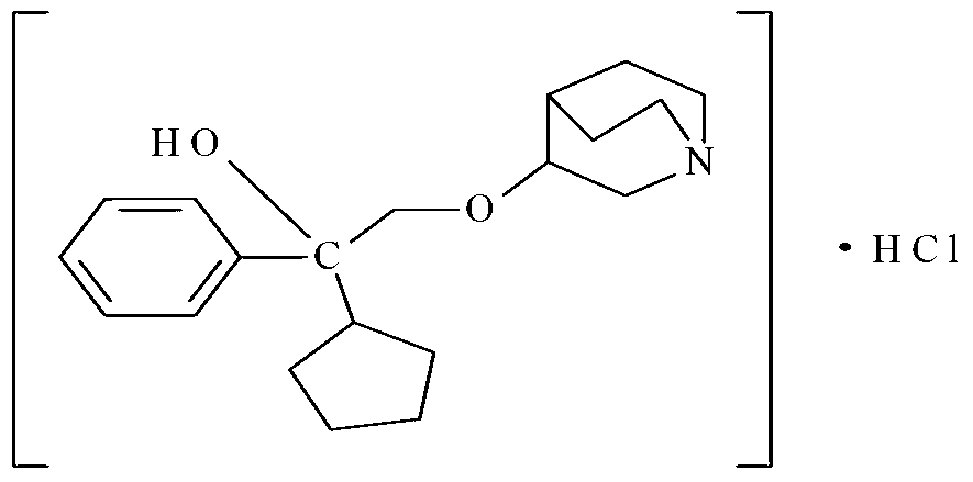 Industrial production method of penehyclidine hydrochloride injection