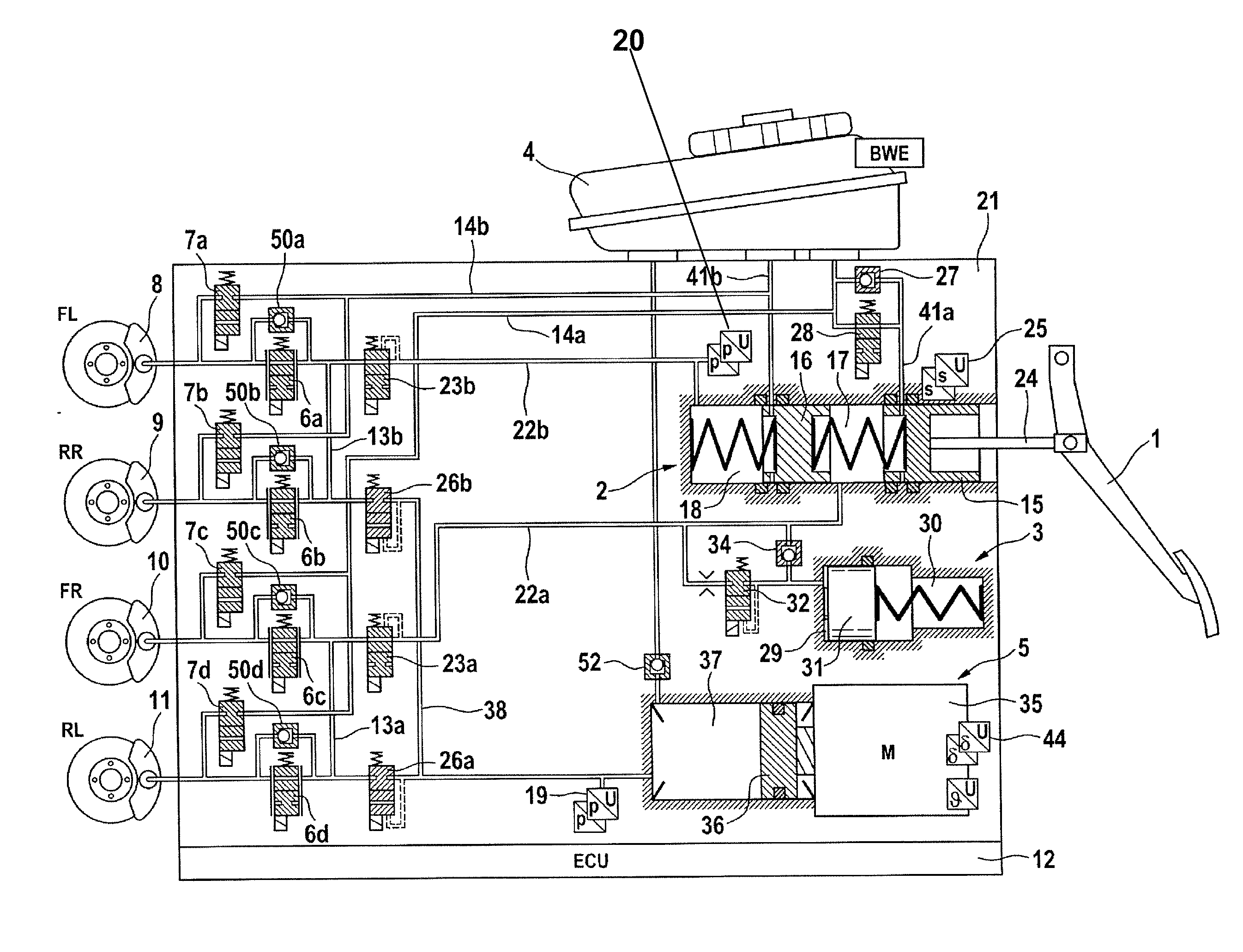 Method for operating a brake system for motor vehicles, and brake system