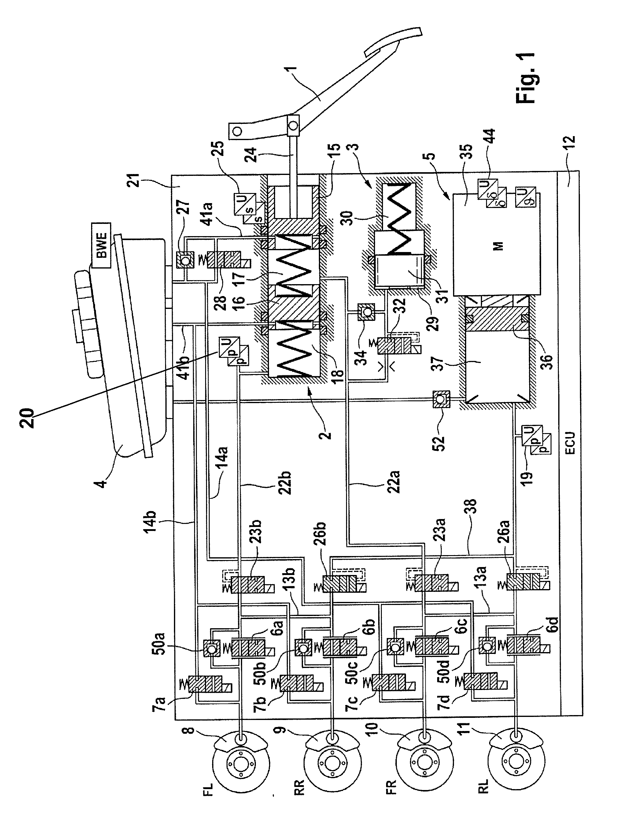 Method for operating a brake system for motor vehicles, and brake system