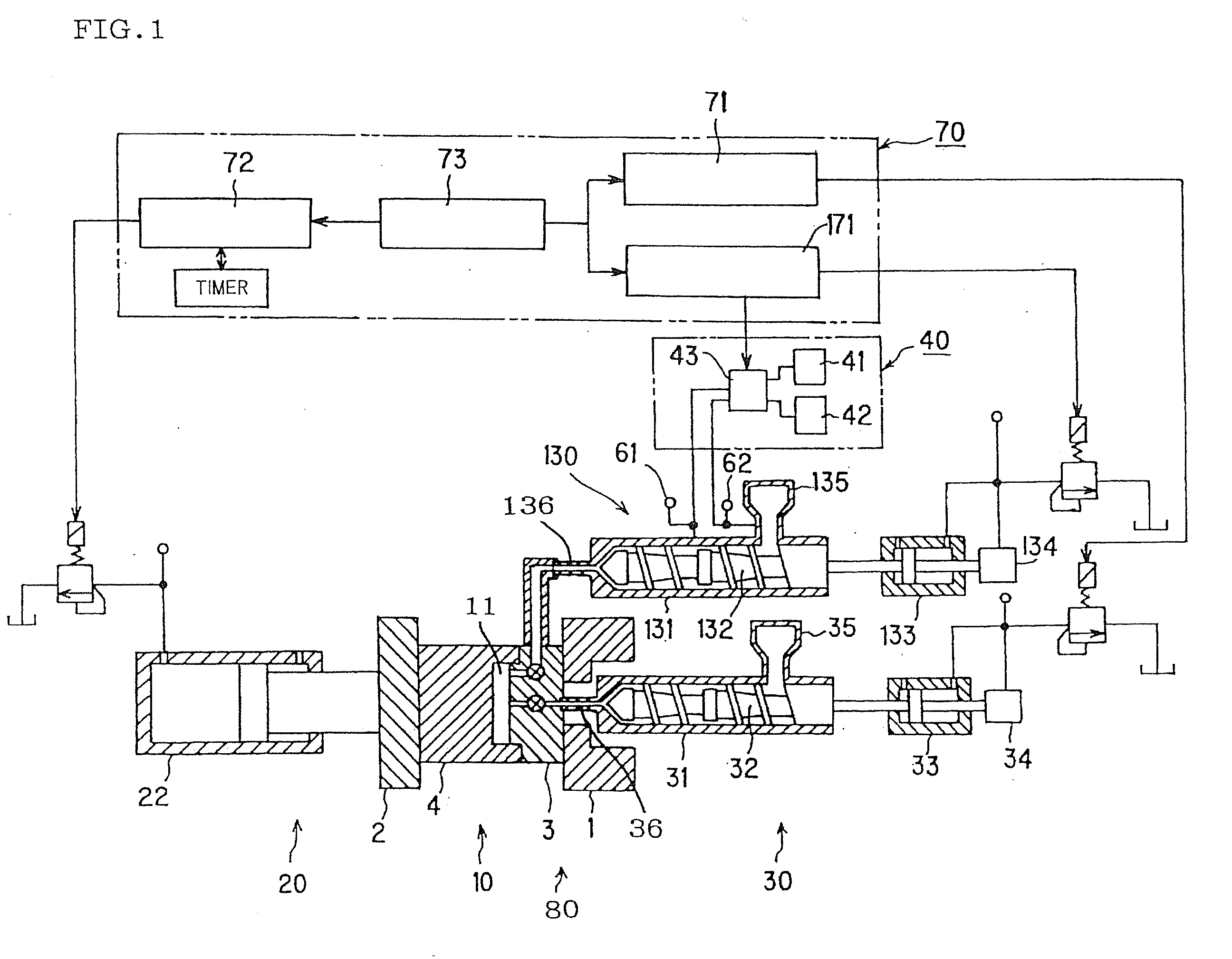 Method for multilayer molding of thermoplastic resins and multilayer molding apparatus