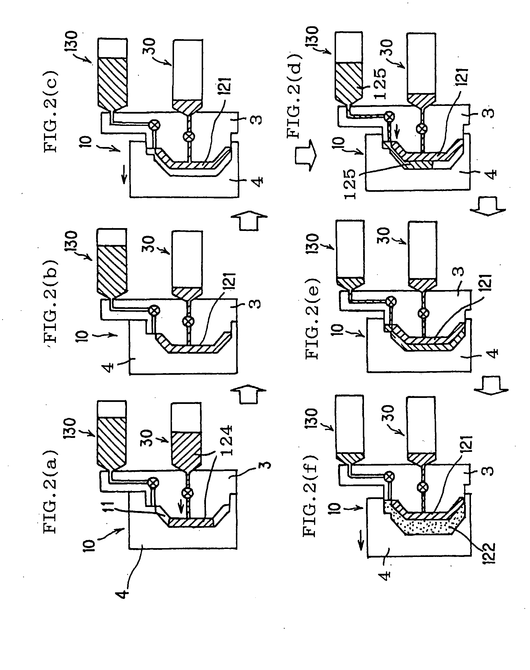 Method for multilayer molding of thermoplastic resins and multilayer molding apparatus