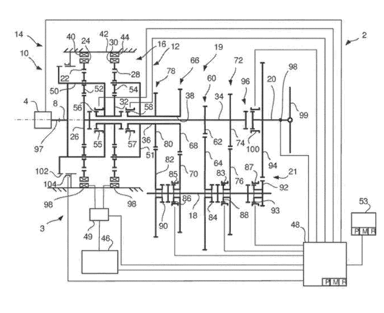 Method to control a hybrid powertrain, vehicle comprising such a hybrid powertrain, computer program for controlling such a hybrid powertrain, and a computer program product comprising program code