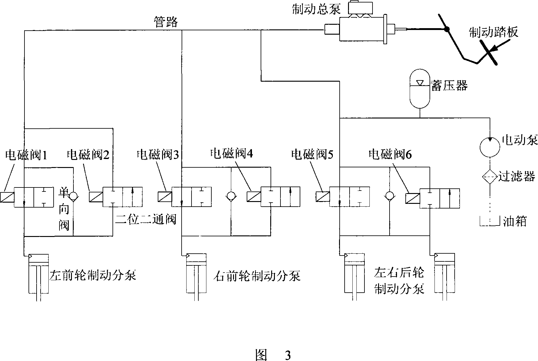 ABS brake anti-lock device based on DSP56F8346