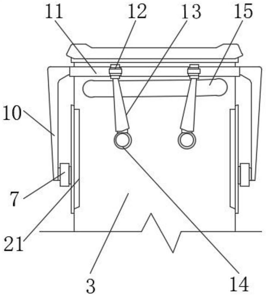 Four-limb exercising device for internal medicine nursing of old people