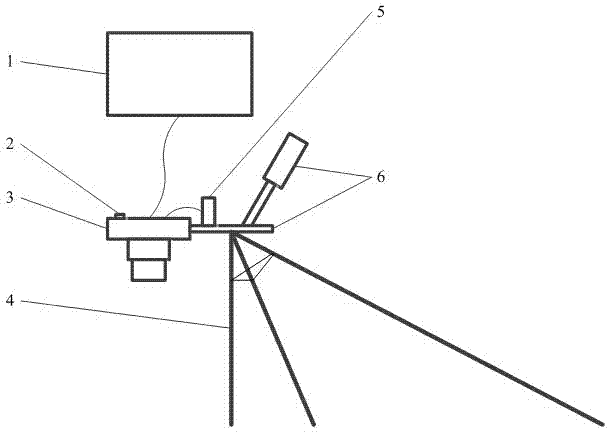 Manual assisting type recognition system of coverage rate of straw on soil surface