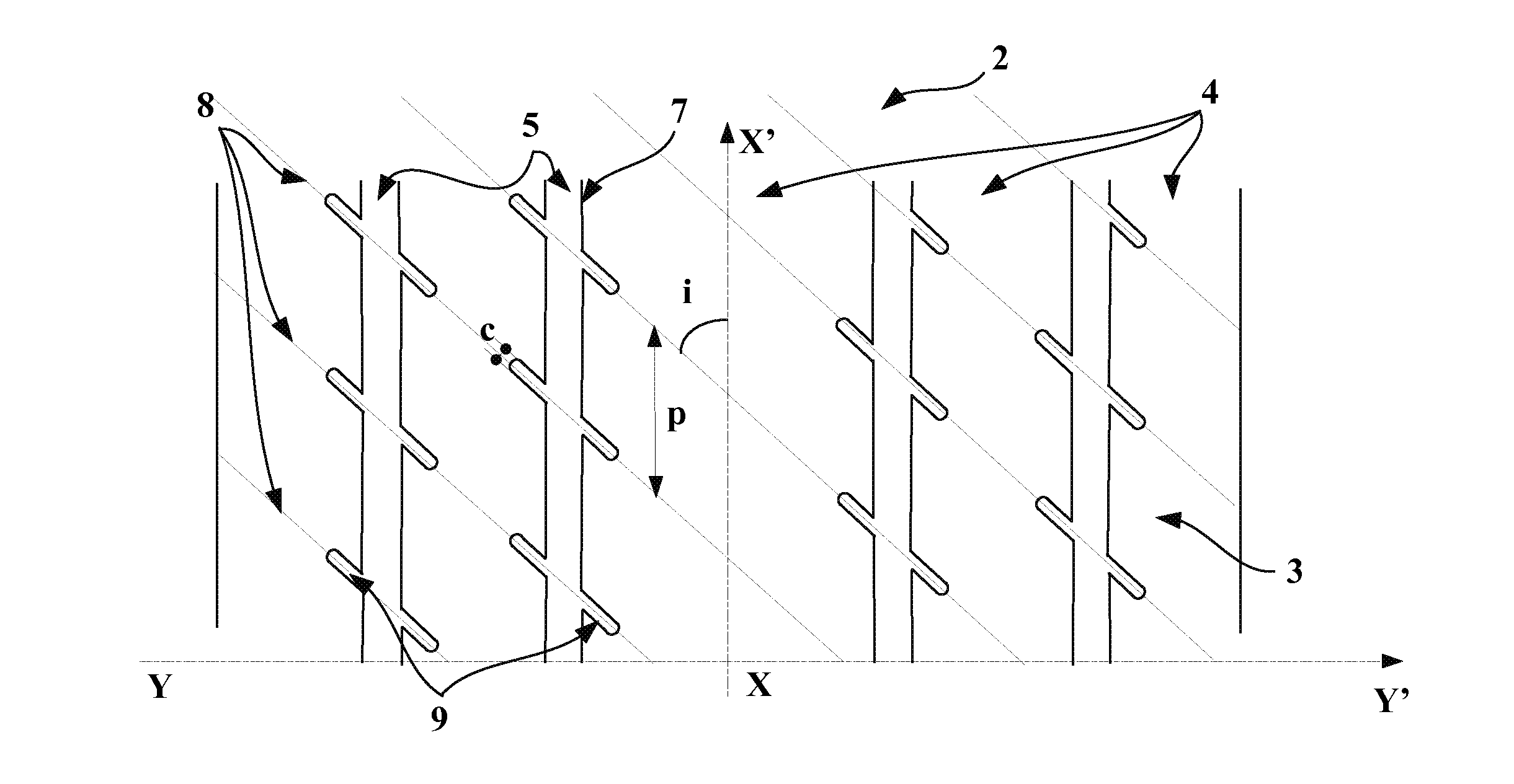 Crown for an aircraft tire