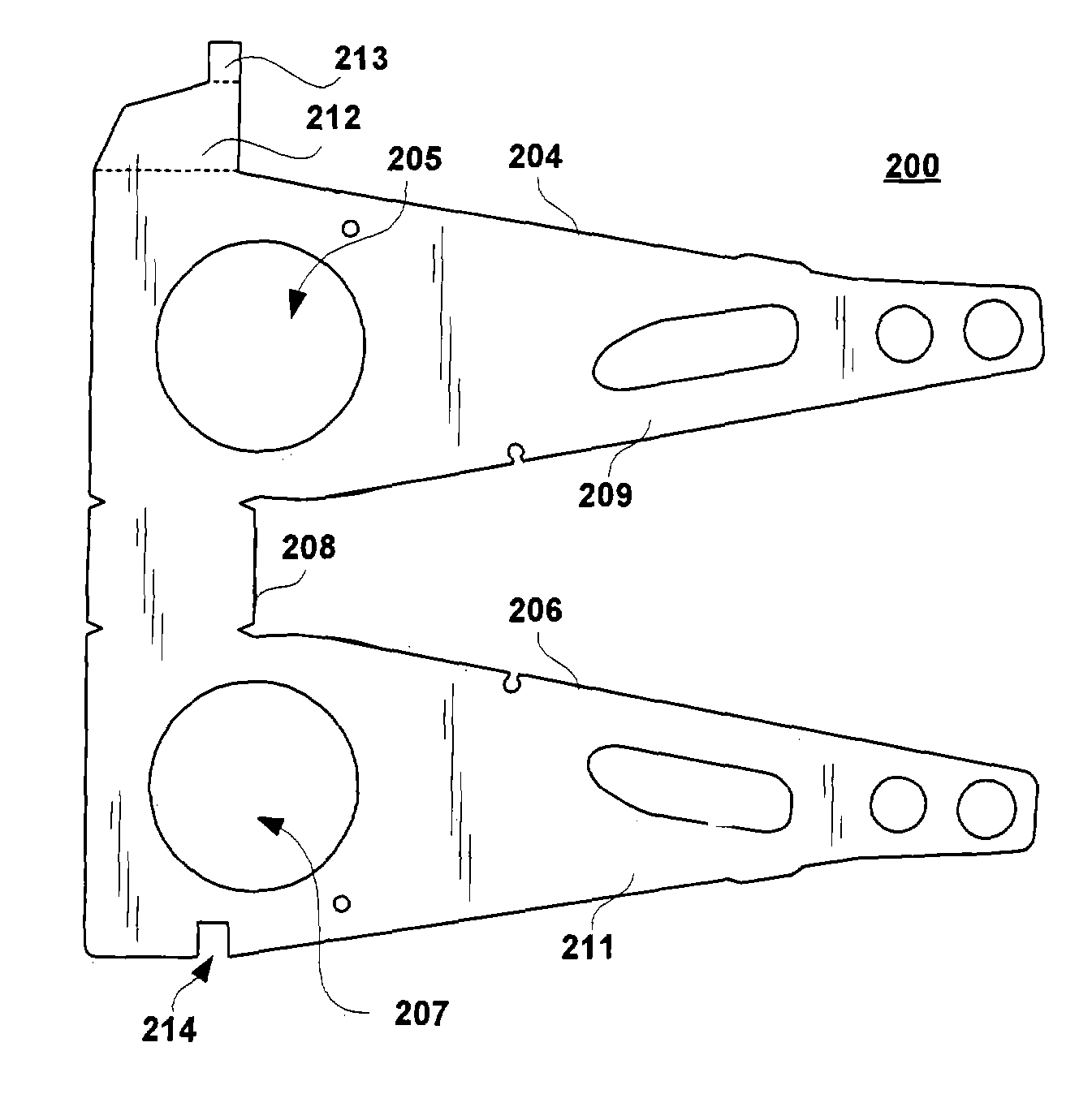 Disk drive including a one-piece stamped actuator arm assembly and method of making same