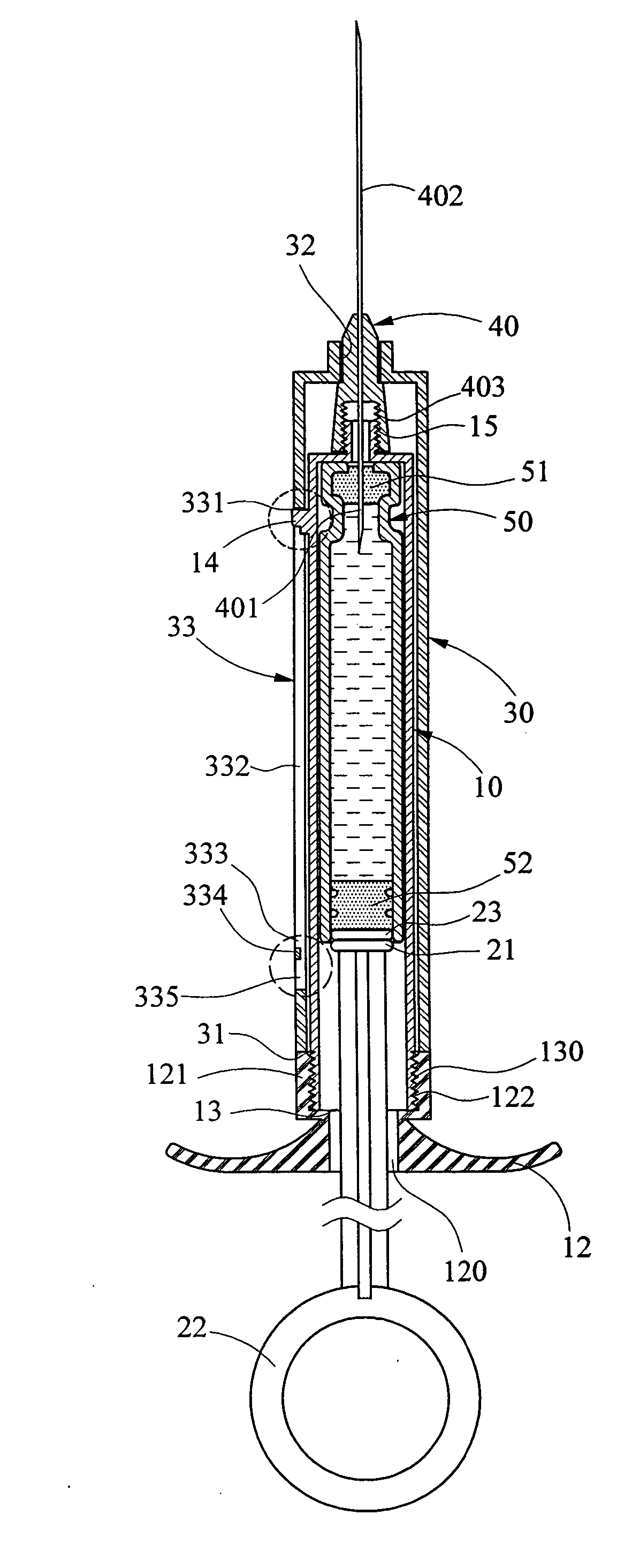 Disposable safety syringe for dispensing anesthetic