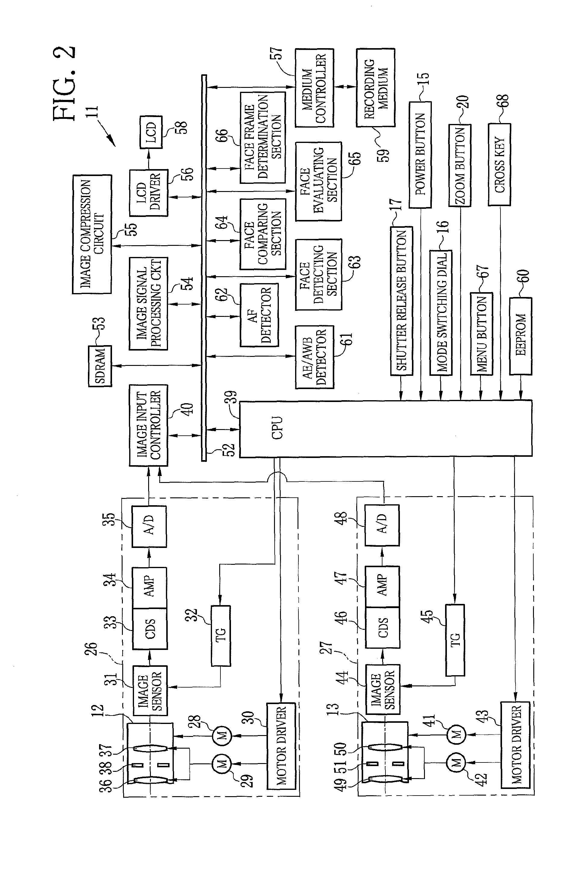 Multi-eye image pickup device