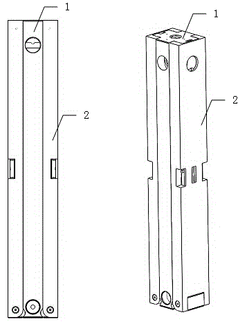 Portable and multifunctional spirit level for measuring plane and vertical plane