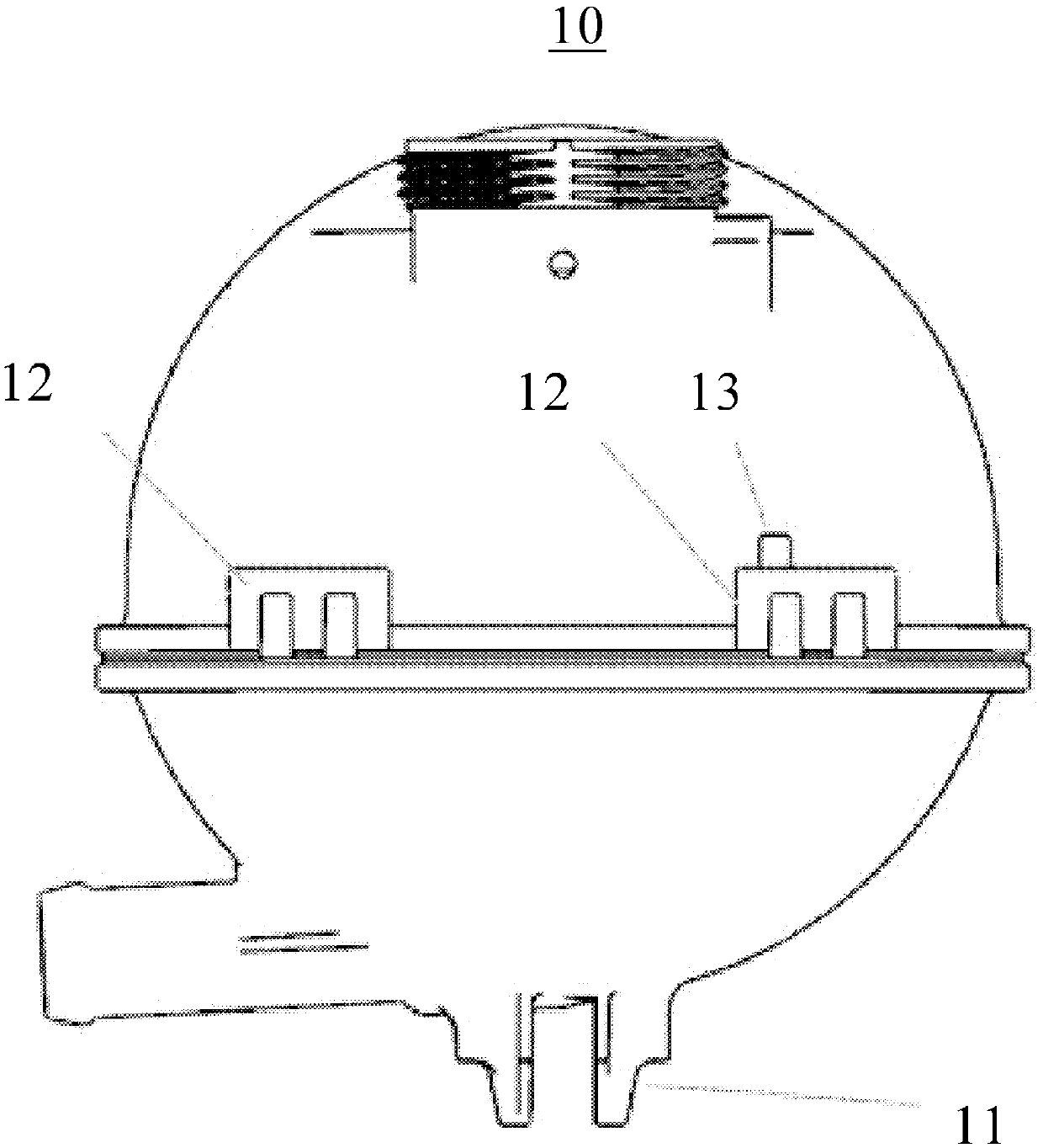 Cooling liquid pot installation structure, cooling liquid pot and installation support frame