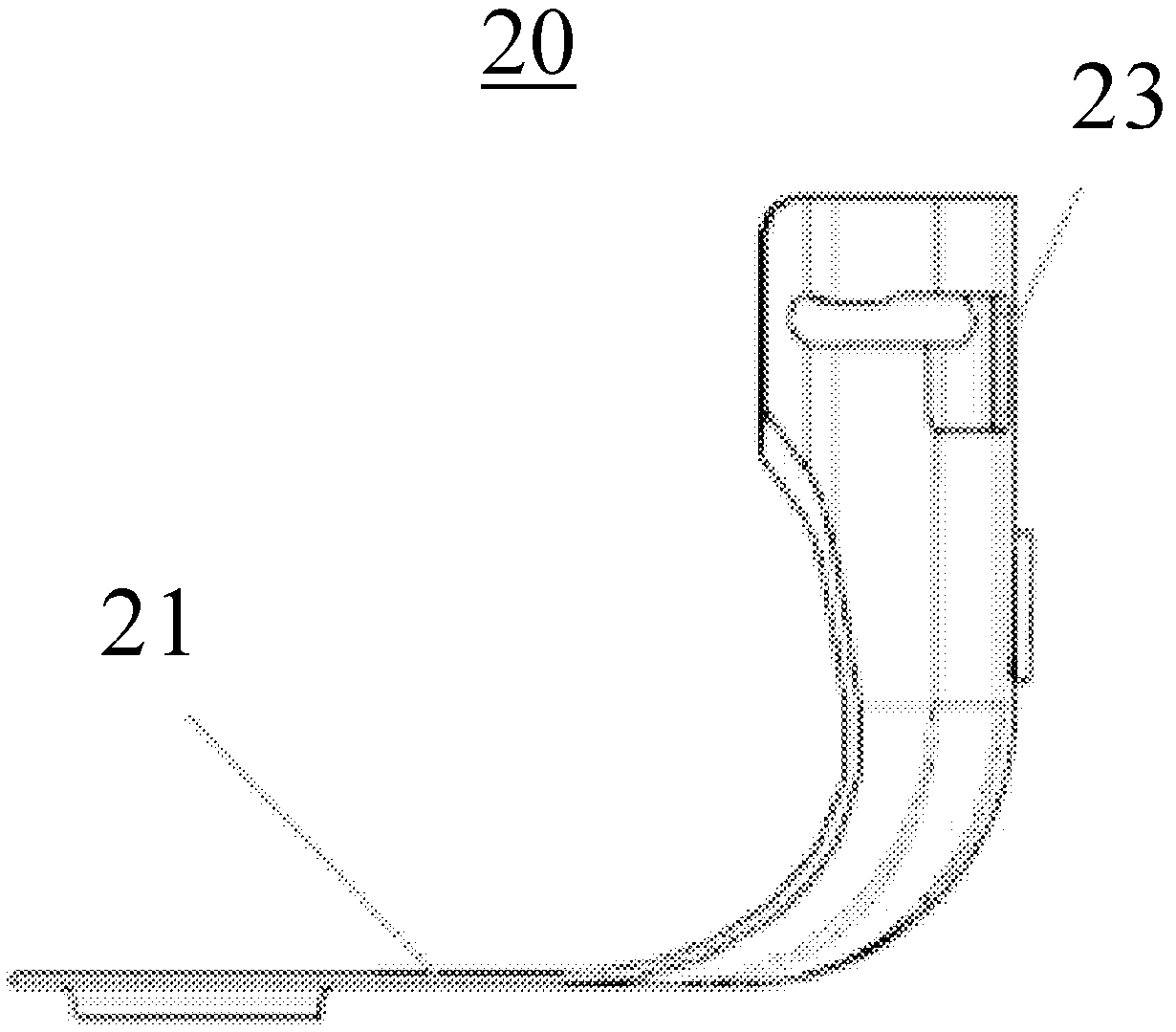 Cooling liquid pot installation structure, cooling liquid pot and installation support frame