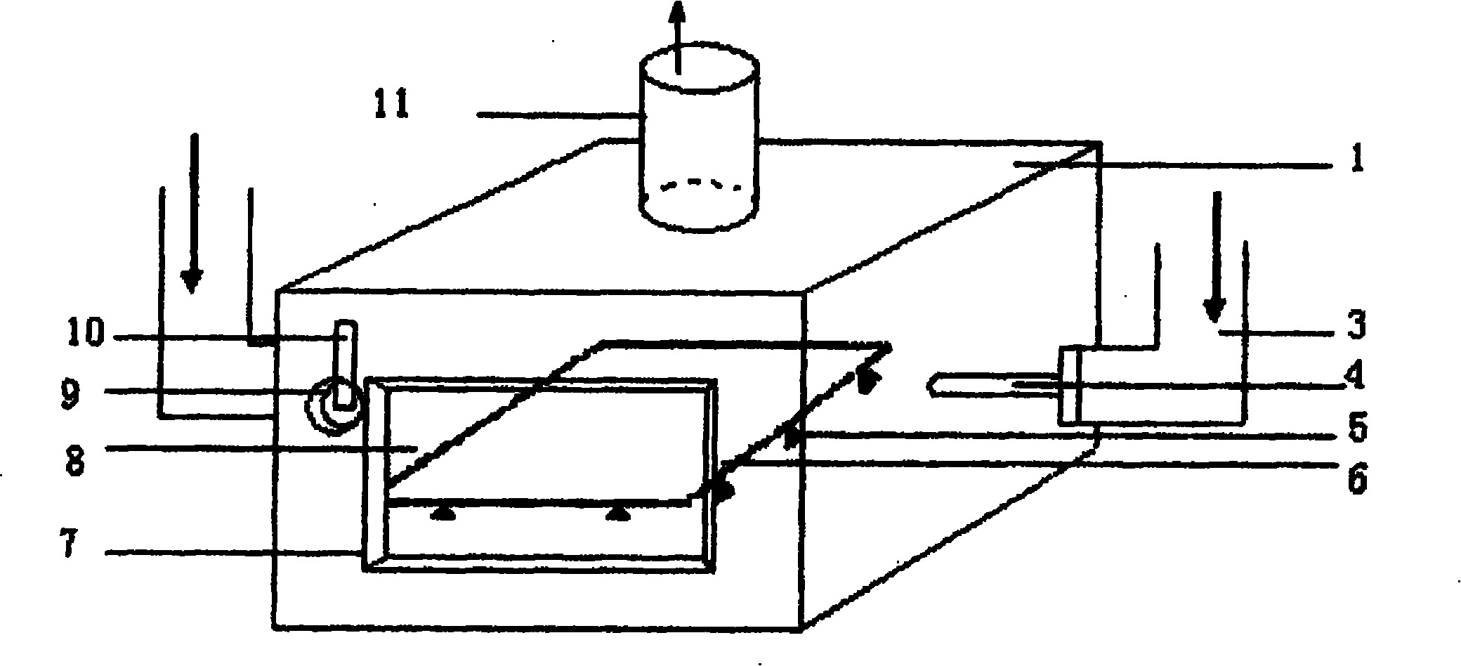 Method for nonoxidizing heating thin steel plate and special heating furnace