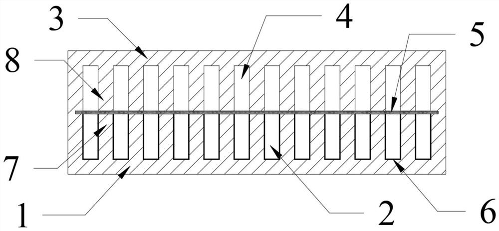 Double-layer micro-channel heat dissipation device based on gas-liquid separation