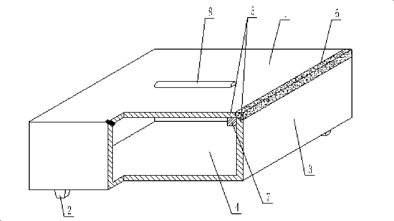 Hollow carcass for filling cast-in-situ concrete