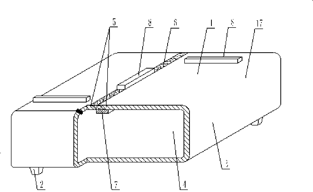 Hollow carcass for filling cast-in-situ concrete