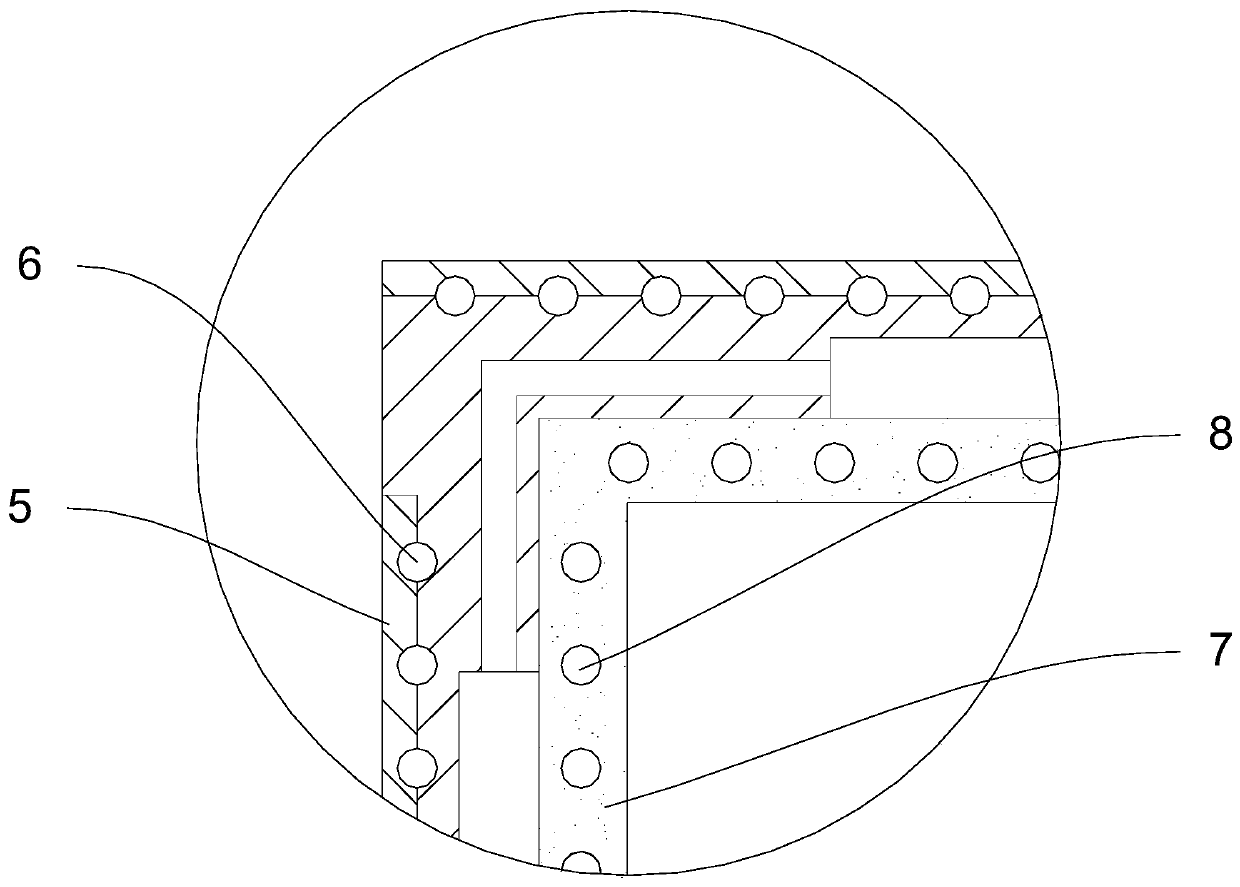 Low-energy consumption building house with adjustable room temperature