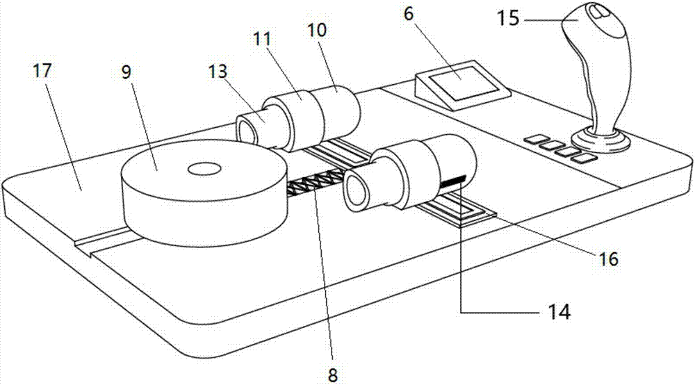 Bamboo pole heating, softening and bending device