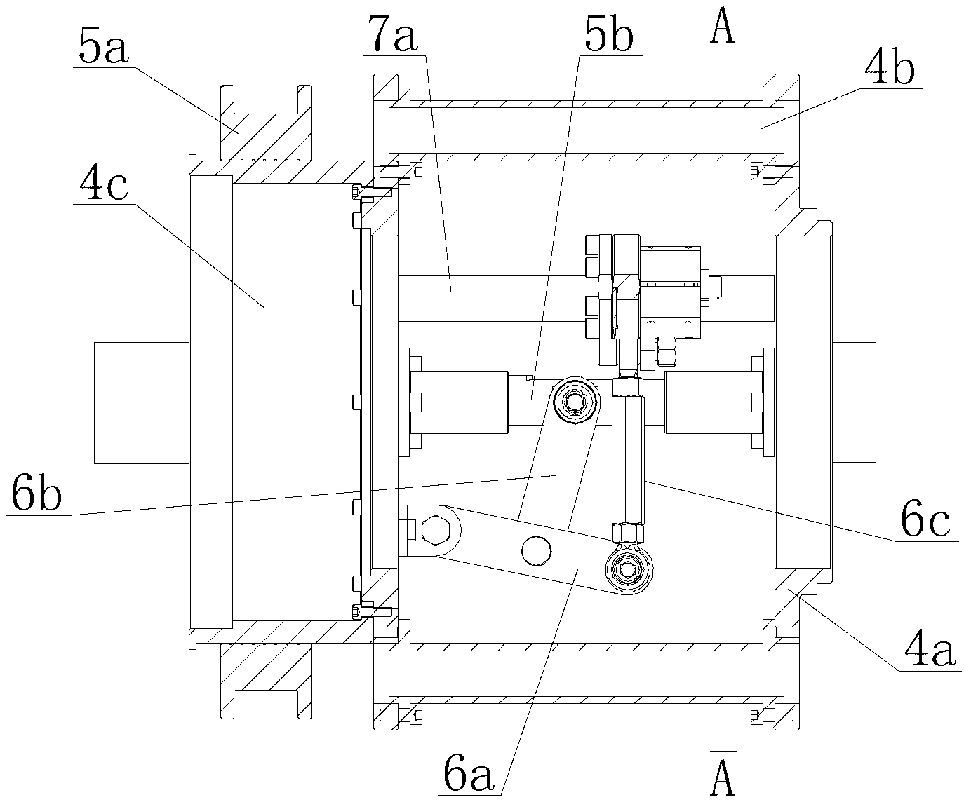 Rotary cutting type pipe cutting machine