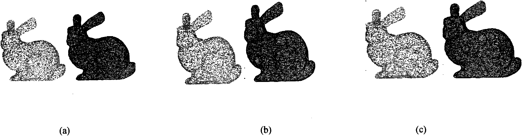 Point cloud simplification processing method based on resampling method and affine clustering algorithm