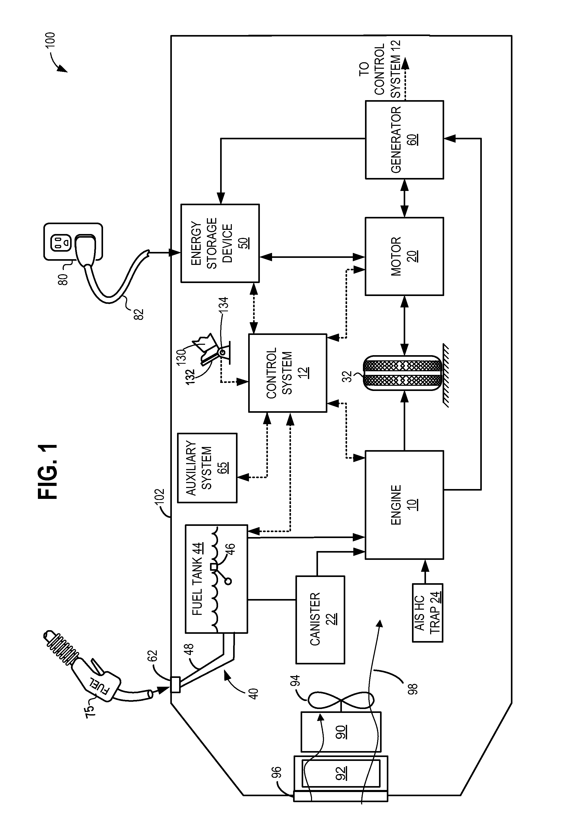 Method for purging of air intake system hydrocarbon trap