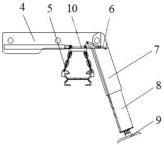 A fully mechanized caving filling coal mining hydraulic support