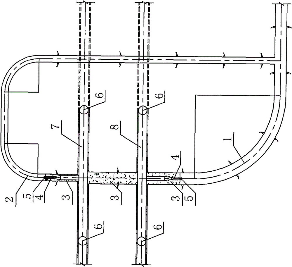 Pressure steel pipe overhaul access passage structure of high-water head hydropower station and construction method thereof