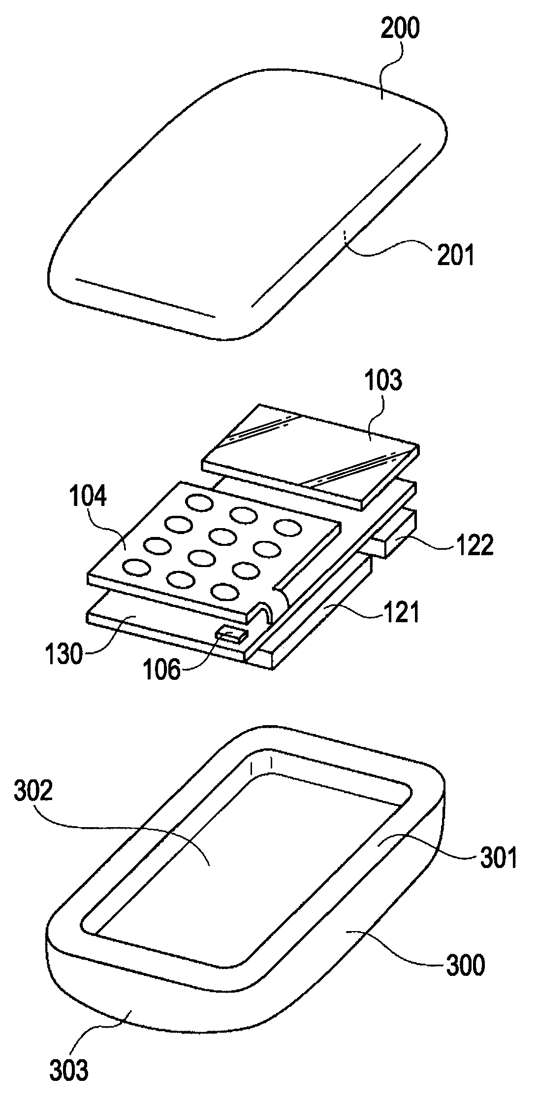 Portable wireless communication device