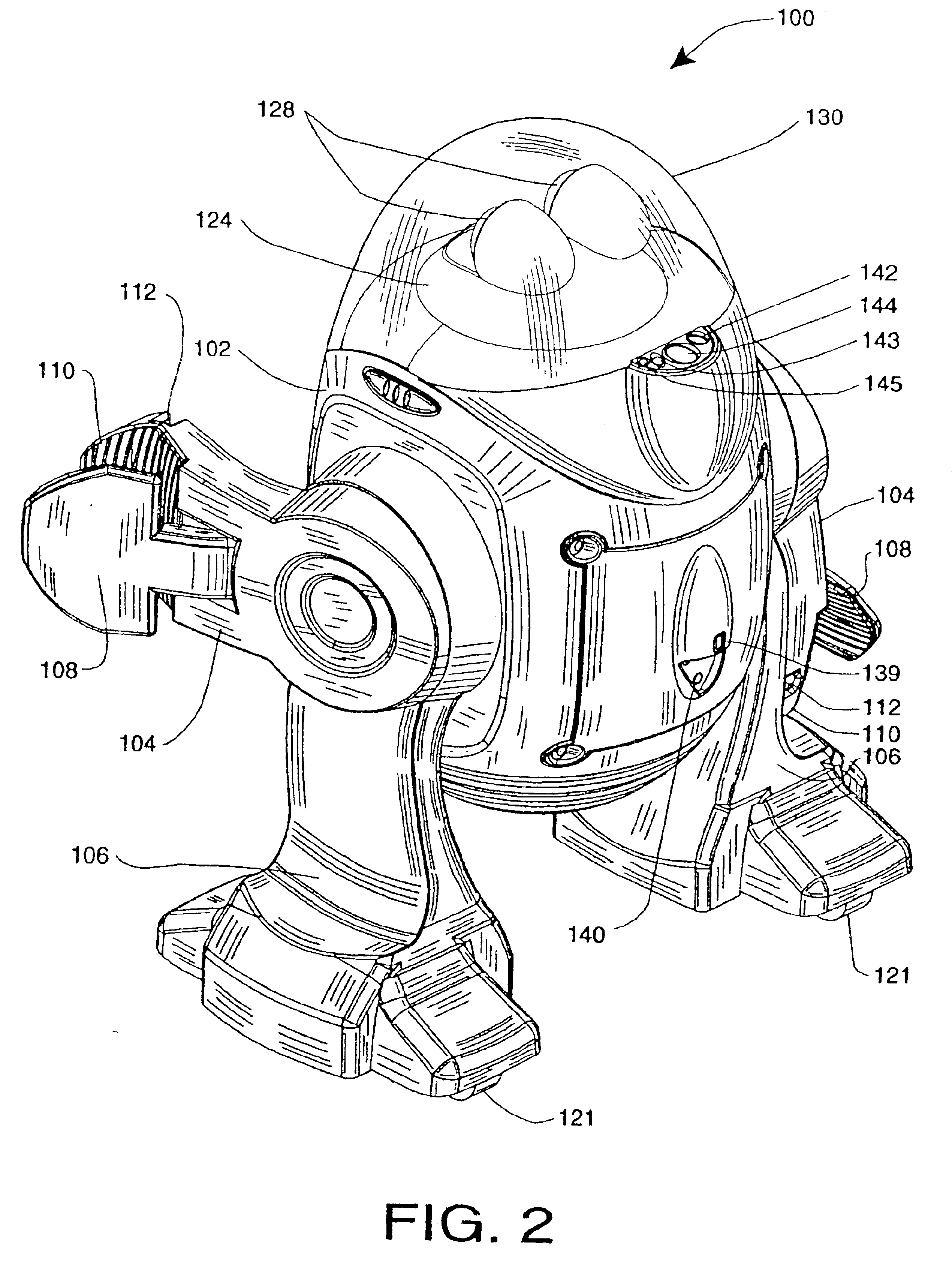 Robot capable of detecting an edge