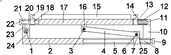 Adjustable fixing frame for solar panel